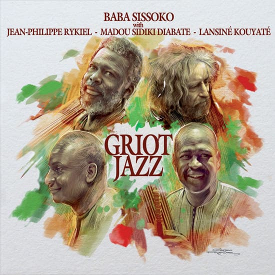 Baba Sissoko GRIOT JAZZ Cover Art by Giorgio Finamore 2021
