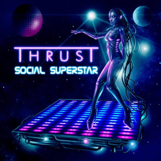 Thrust SOCIAL SUPERSTAR Cover Art by Giorgio Finamore 2018