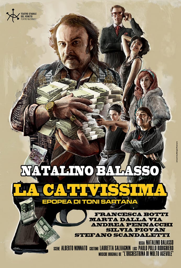 La cativissima di Natalino Balasso Poster Art by Giorgio Finamore 2015