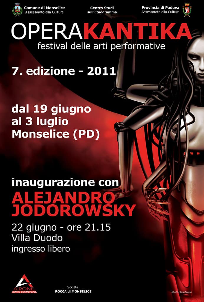 Operakantika di Fabio Gemo con Alejandro Jodorowsky Poster Art by Giorgio Finamore 2011
