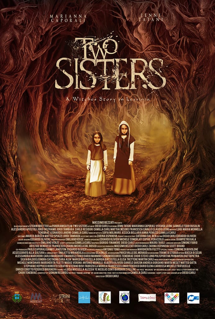Two Sisters Film di Diego Carli Poster Art by Giorgio Finamore 2021