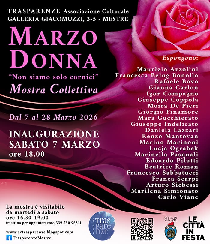 Locandina MostraCollettiva MarzoDonna 2026