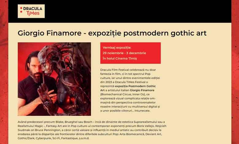 Giorgio Finamore Recensione DraculaTiMesRomania 2023