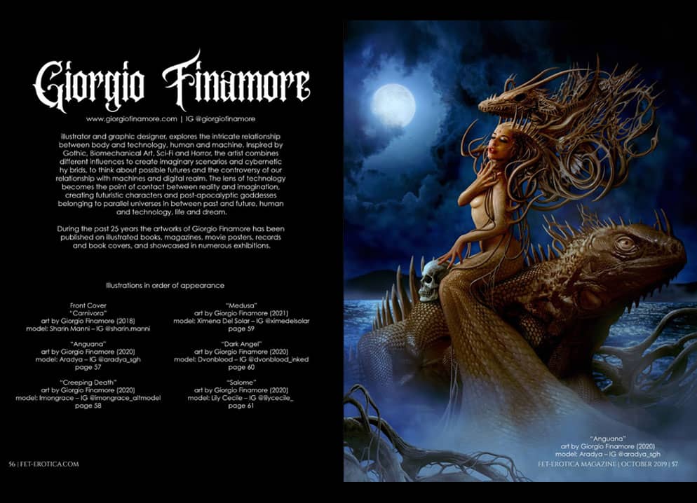 Fet Erotica Issue50 October2021 Speciale su Giorgio Finamore
